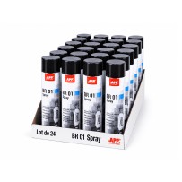 Lot de 24 Nettoyant frein en bombe APP BR 01 - pour voitures, motos et vélos, 600 ml