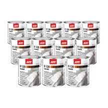 Lot de 12 Protection bitumineuse  APP B120 Autobit - Anticorrosion, insonorisante, au pinceau pour soubassements, 1,3 kg