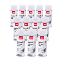 Lot de 12 Apprêt peinture transparent pour plastique APP Kunststoff Ref Primer Spray - En bombe, 400 ml
