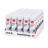 Lot de 30 Apprêt peinture transparent pour plastique APP Kunststoff Ref Primer Spray - En bombe, 400 ml