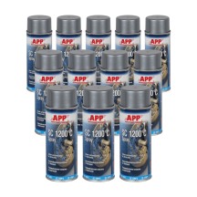 Lot de Graisse céramique en bombe APP SC 1200 Spray - Anticorrosion, résiste jusqu’à 1200°C, 400 ml