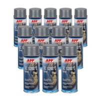 Lot de 12 Graisse céramique en bombe APP SC 1200 Spray - Anticorrosion, résiste jusqu’à 1200°C, 400 ml
