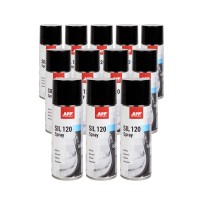 Lot de 12 Lubrifiant silicone en bombe APP SIL 120 - Antistatique, protège de l’humidité, 400 ml
