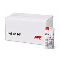 Lot de 144 Colle époxy bi-composant transparente APP EP 4 - Resine epoxy transparente et durcisseur, 25 ml