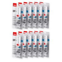Lot de 12 Colle époxy bi-composant transparente APP EP 4 - Resine epoxy transparente et durcisseur, 25 ml