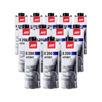 Lot de 12 Protection bitumineuse pour soubassements APP B200 - Antigravillon, insonorisante,  1 L