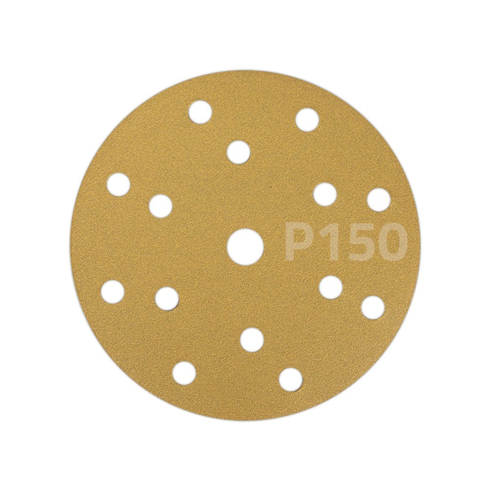 Disque abrasif auto-agrippant Ø150 mm NTools HMF 7 - 15 trous, anti-encrassement, lot de 10