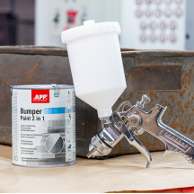 Peinture pare-choc structurale satin 1L  – APP Bumper Paint 2 in 1