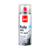 Vernis transparent en bombe incolore brillante APP Rally 400 - Peinture acrylique, 400 ml