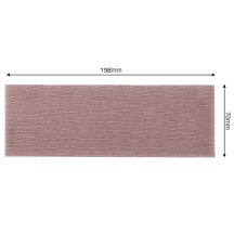Bande abrasive en maille auto-agrippante NTools SWS - Grain agressif, 70 x 198 mm, 50 pièces