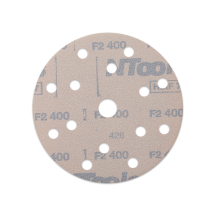 Disque abrasif auto-agrippant Ø150 mm NTools HMF 7 - 15 trous, anti-encrassement, lot de 10